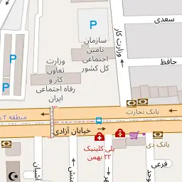 این نقشه، آدرس دکتر نیره نصیری متخصص زنان، زایمان و نازایی در شهر تهران است. در اینجا آماده پذیرایی، ویزیت، معاینه و ارایه خدمات به شما بیماران گرامی هستند.