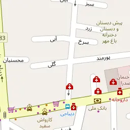 این نقشه، آدرس گفتاردرمانی مریم یعقوبی (شاپوری) متخصص  در شهر تهران است. در اینجا آماده پذیرایی، ویزیت، معاینه و ارایه خدمات به شما بیماران گرامی هستند.