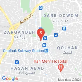 این نقشه، آدرس دکتر معصومه کرفی متخصص زنان و زایمان و نازایی در شهر تهران است. در اینجا آماده پذیرایی، ویزیت، معاینه و ارایه خدمات به شما بیماران گرامی هستند.