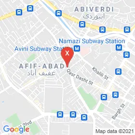 این نقشه، آدرس دکتر جلال تکاپوی متخصص ارتوپدی در شهر شیراز است. در اینجا آماده پذیرایی، ویزیت، معاینه و ارایه خدمات به شما بیماران گرامی هستند.