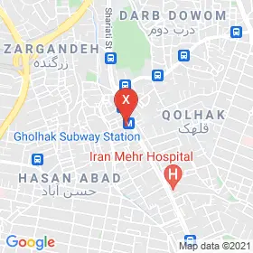 این نقشه، نشانی دکتر محمد اجل لوئیان متخصص گوش، حلق و بینی در شهر تهران است. در اینجا آماده پذیرایی، ویزیت، معاینه و ارایه خدمات به شما بیماران گرامی هستند.