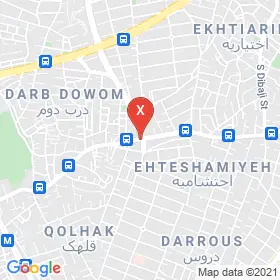 این نقشه، آدرس دکتر رضا فرسا متخصص گوش حلق و بینی در شهر تهران است. در اینجا آماده پذیرایی، ویزیت، معاینه و ارایه خدمات به شما بیماران گرامی هستند.