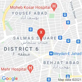 این نقشه، نشانی دکتر محمدحسین چلبی متخصص مغز و اعصاب (نورولوژی) در شهر تهران است. در اینجا آماده پذیرایی، ویزیت، معاینه و ارایه خدمات به شما بیماران گرامی هستند.