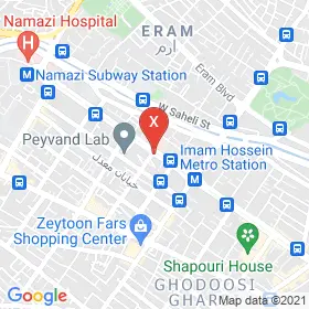 این نقشه، نشانی دکتر امیر فرخی متخصص جراحی کلیه،مجاری ادراری و تناسلی (اورولوژی) در شهر شیراز است. در اینجا آماده پذیرایی، ویزیت، معاینه و ارایه خدمات به شما بیماران گرامی هستند.