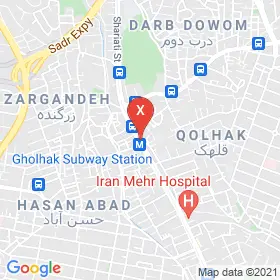 این نقشه، نشانی دکتر ندا گوگل متخصص زنان و زایمان و نازایی در شهر تهران است. در اینجا آماده پذیرایی، ویزیت، معاینه و ارایه خدمات به شما بیماران گرامی هستند.