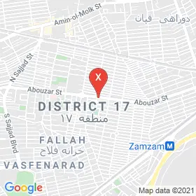 این نقشه، نشانی دکتر اسماعیل رزقی ملکی متخصص جراحی کلیه،مجاری ادراری و تناسلی (اورولوژی) در شهر تهران است. در اینجا آماده پذیرایی، ویزیت، معاینه و ارایه خدمات به شما بیماران گرامی هستند.