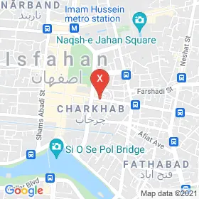 این نقشه، نشانی دکتر شکراله محمدی متخصص گوش حلق و بینی در شهر اصفهان است. در اینجا آماده پذیرایی، ویزیت، معاینه و ارایه خدمات به شما بیماران گرامی هستند.