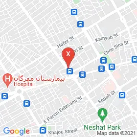این نقشه، نشانی دکتر فریدالدین ابراهیمی میمند متخصص جراحی عمومی؛ لاپاروسکوپی، گوارش، سرطان، زیبایی در شهر کرمان است. در اینجا آماده پذیرایی، ویزیت، معاینه و ارایه خدمات به شما بیماران گرامی هستند.