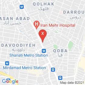 این نقشه، نشانی دکتر بابک صانعی متخصص رادیولوژی در شهر تهران است. در اینجا آماده پذیرایی، ویزیت، معاینه و ارایه خدمات به شما بیماران گرامی هستند.